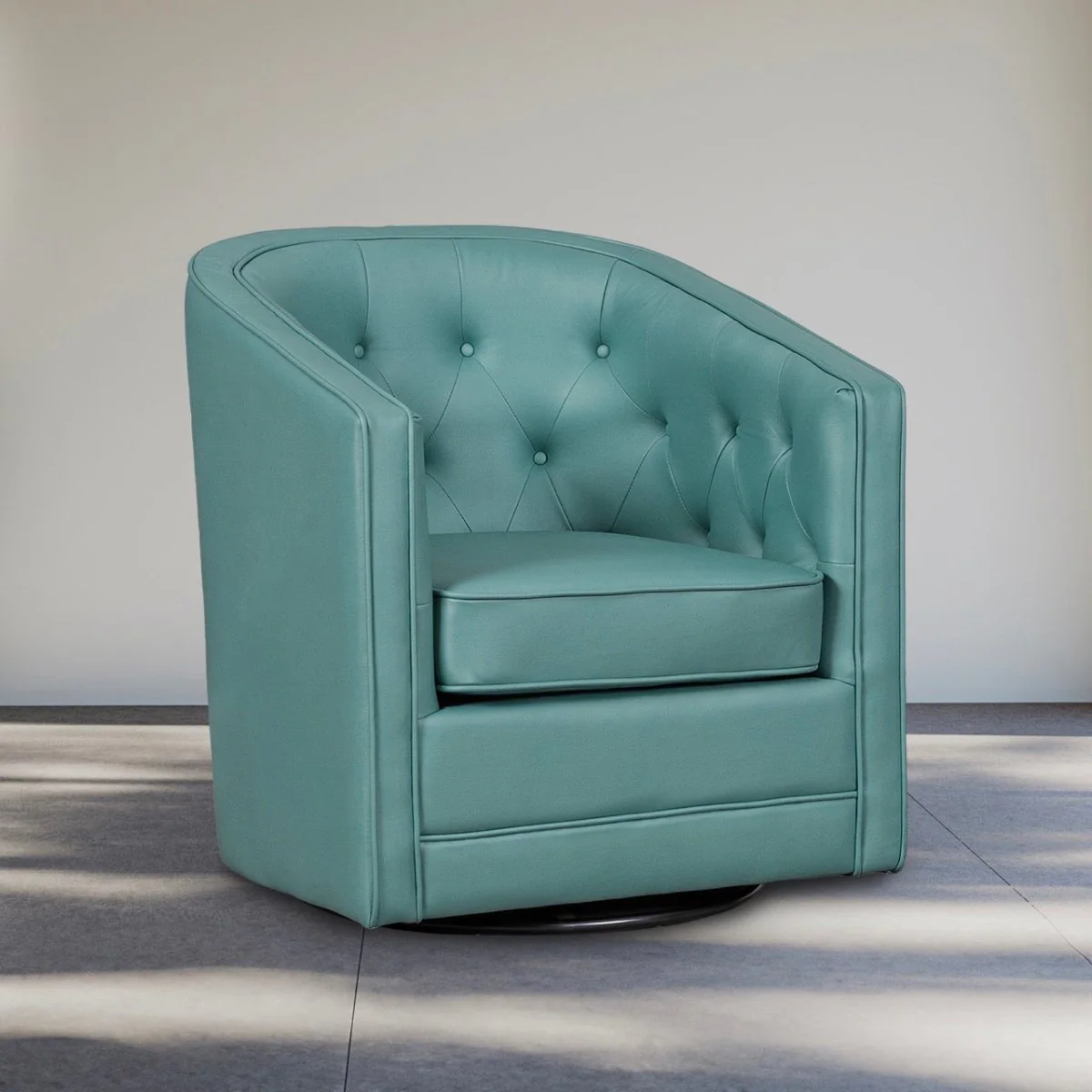 Caddo Swivel Chair [Leathaire] - Image 17