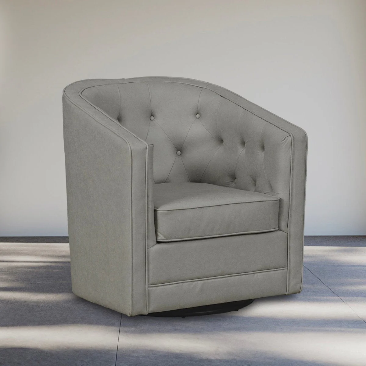 Caddo Swivel Chair [Leathaire] - Image 25