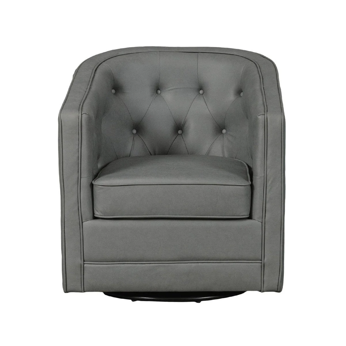 Caddo Swivel Chair [Leathaire] - Image 4