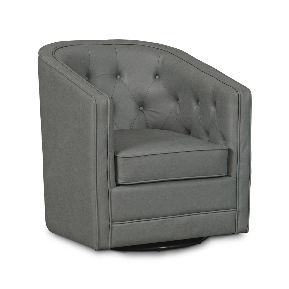 Caddo Swivel Chair [Leathaire] - Image 5