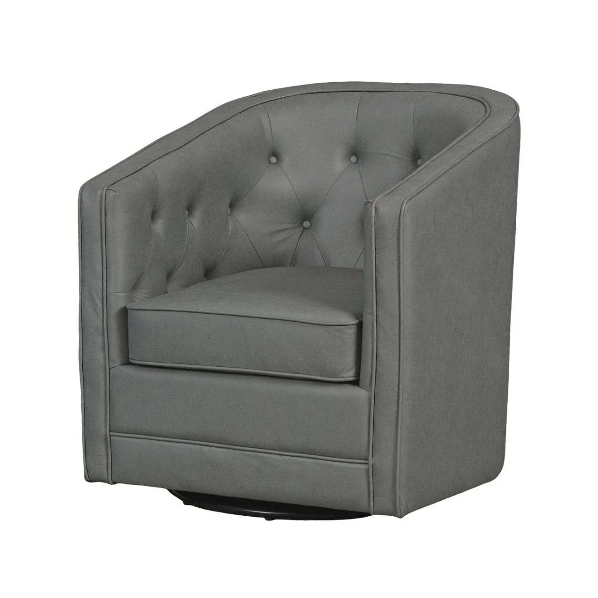 Caddo Swivel Chair [Leathaire] - Image 7