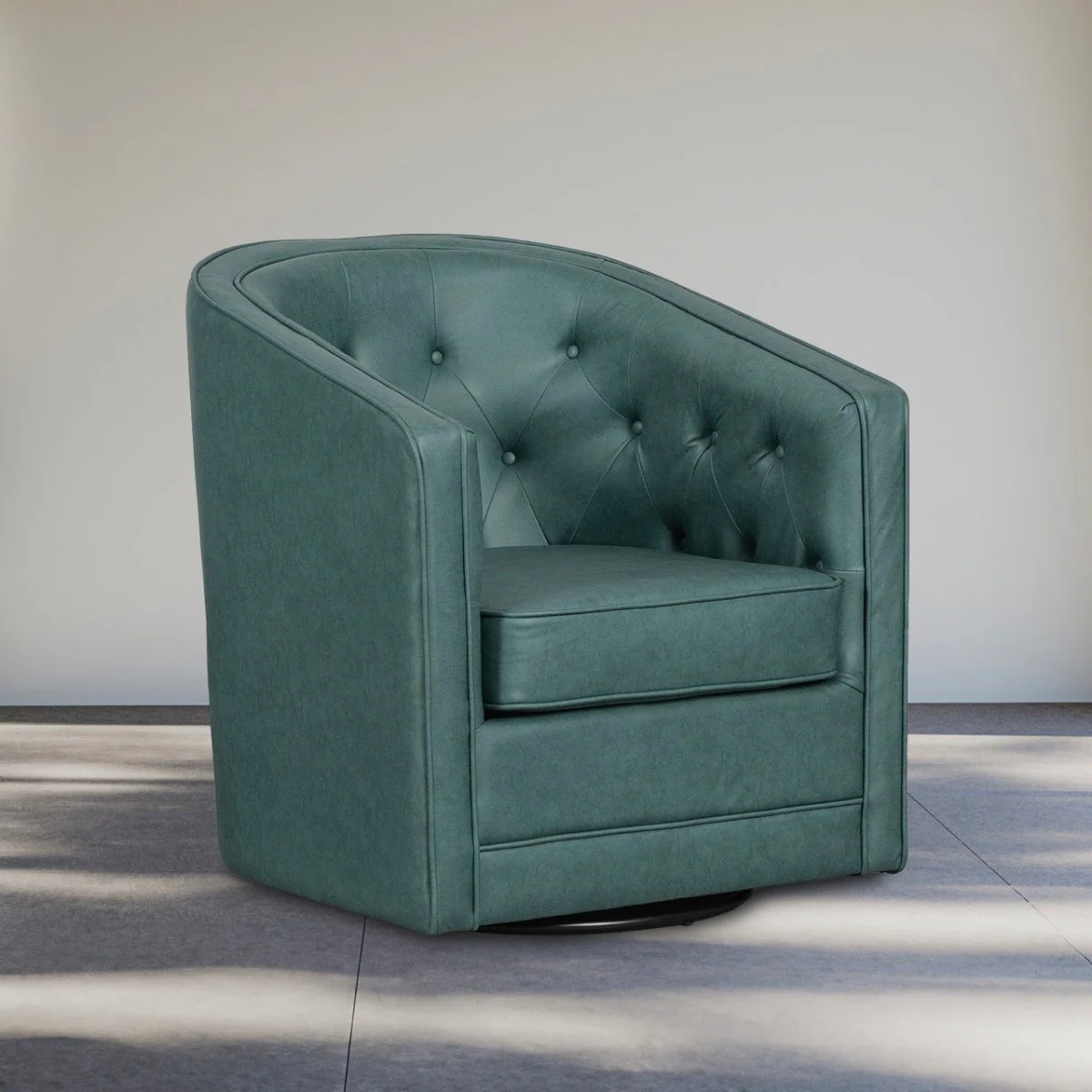 Caddo Swivel Chair [Leathaire] - Image 9