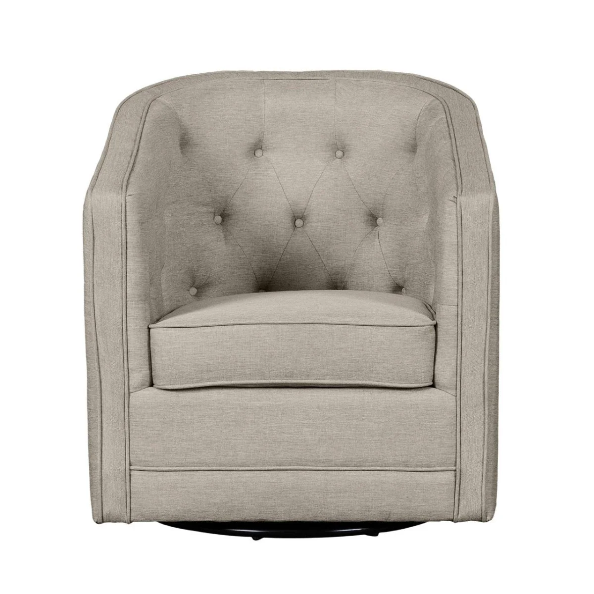 Caddo Swivel Chair [Linen] - Image 4