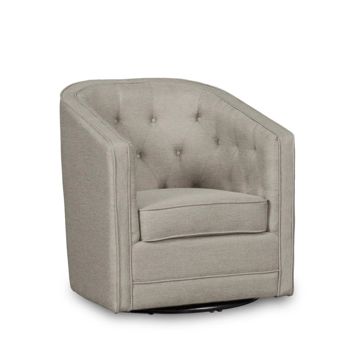 Caddo Swivel Chair [Linen] - Image 5