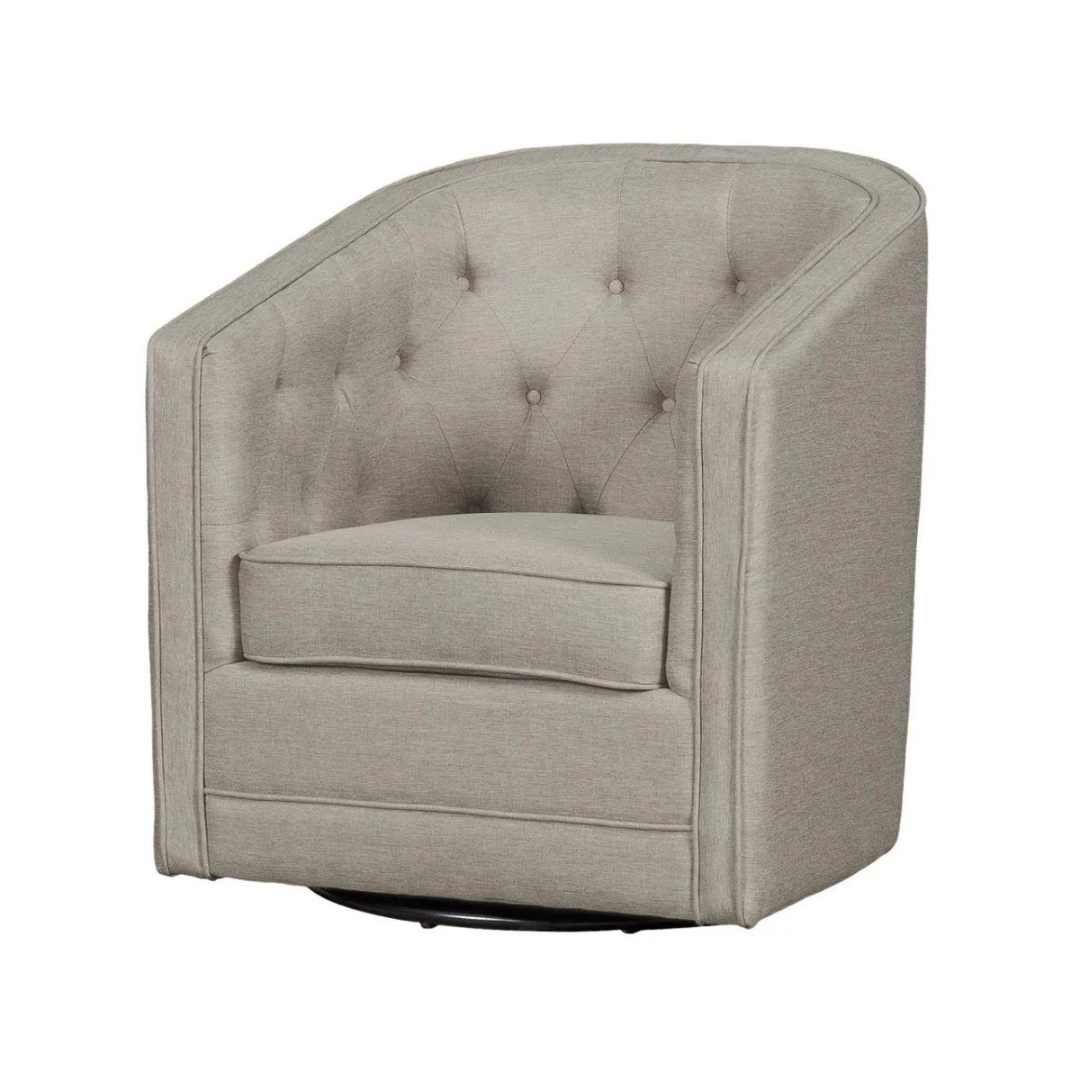 Caddo Swivel Chair [Linen] - Image 7