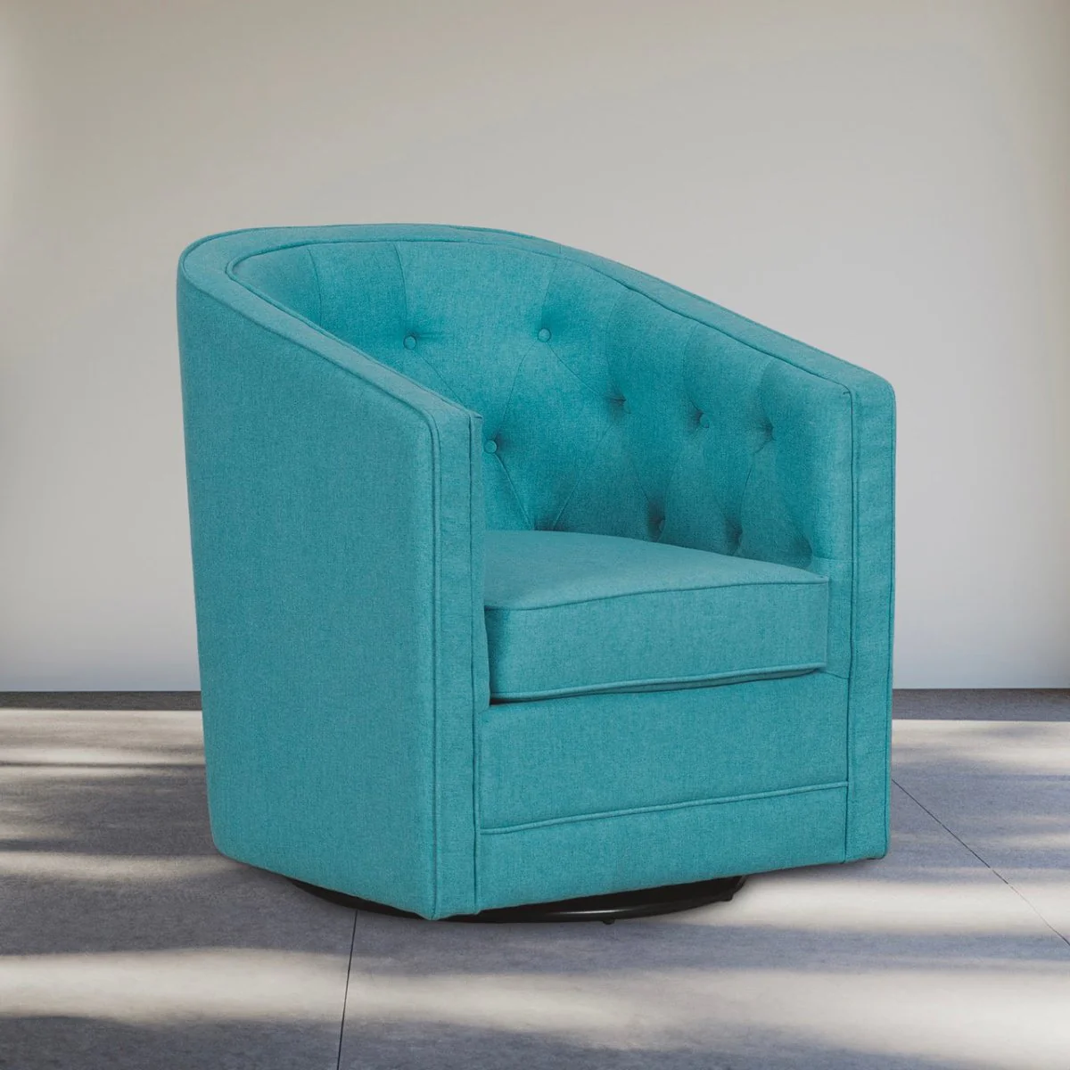 Caddo Swivel Chair [Linen] - Image 9