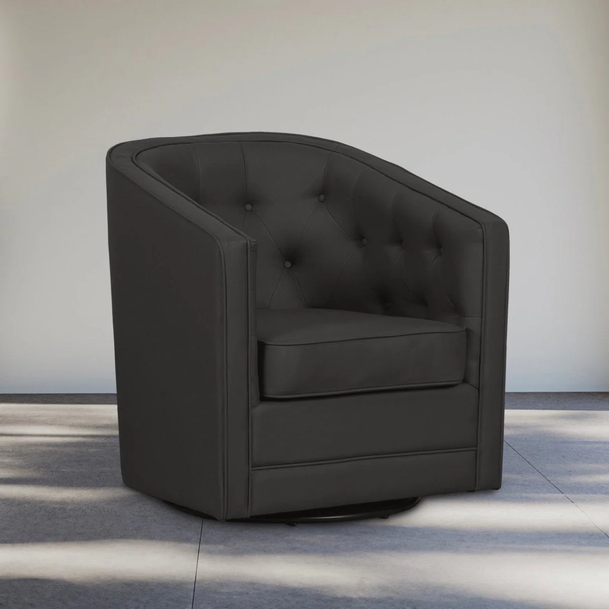 Caddo Swivel Chair [PU Leather] - Image 17