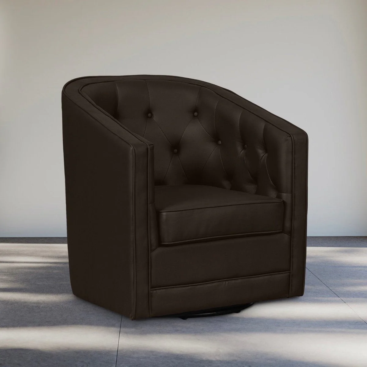 Caddo Swivel Chair [PU Leather] - Image 9
