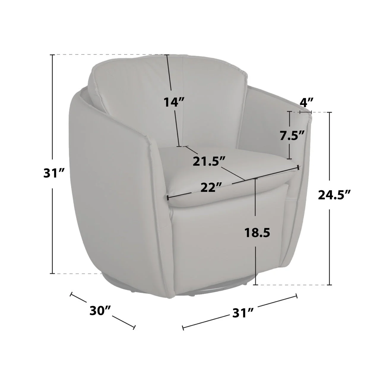 Gibson Swivel Chair - Image 49