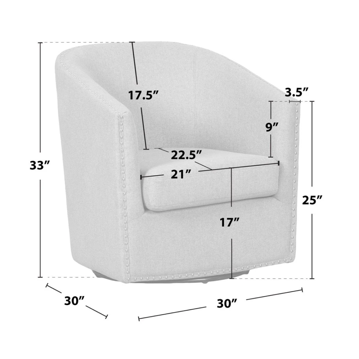 Sabine Swivel Chair - Image 25